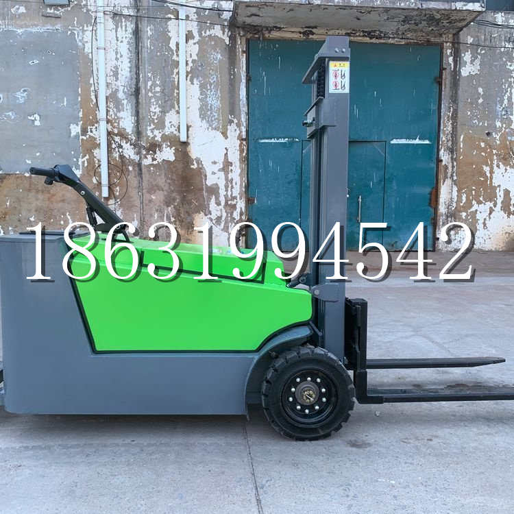 麻豆区小型电动叉车1吨2吨步行站驾式电瓶堆高充电装卸车液压升降车铲车